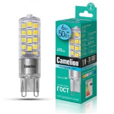 Лампа светодиодная LED6-G9-NF/845/G9 6Вт 220В Camelion 13707