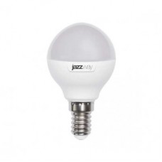 Лампа светодиодная LED 9Вт Е14 теплый матовый шар JazzWay