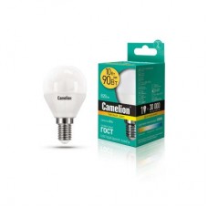 Лампа светодиодная LED10-G45/830/E14 10Вт 220В Camelion 13565