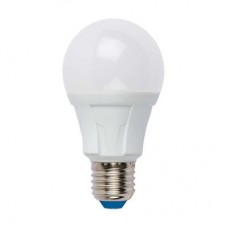 Лампа светодиодная LED-A60 12W/WW/E27/FR грушевидная PLP01WH форма А мат. серия ЯРКАЯ свет теплый бел. 3000К упак. картон Uniel UL-00001526