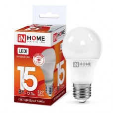 Лампа светодиодная LED-A60-VC 15Вт 230В E27 6500К 1350Лм IN HOME 4690612020280