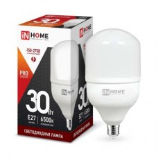 Лампа светодиодная LED-HP-PRO 30Вт 230В 6500К E27 2700лм IN HOME 4690612031088