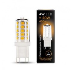 Лампа светодиодная LED 4вт 185-265в G9 теплый, капсульная Gauss