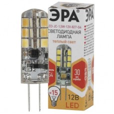 Лампа светодиодная LED-JC-1.5W-12V-827-G4 120лм ЭРА Б0033188