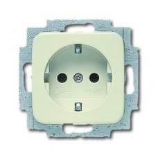 Розетка Schuko Busch-Duro 2000 SI 16А 250В сл. кость ABB 2CKA002011A3788