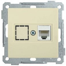 Механизм розетки комп. СП BOLERO РК11-1-Б RJ45 Cat6 крем. ИЭК EKB16-01-K33