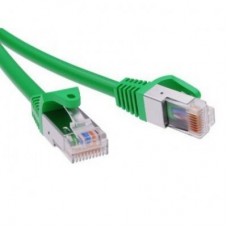 Патч-корд экранированный CAT6 F/UTP 4х2 LSZH зелёный 2м