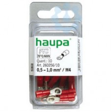 Наконечник изол. НКИ 0.25-1.5 M4 (уп.10шт) HAUPA 260256/10