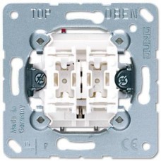 Выключатель двухклавишный кнопочный Jung 10А 250V 535U