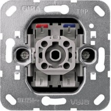 Переключатель одноклавишный перекрестный Gira System 55 с подсветкой 10A 250V 011600